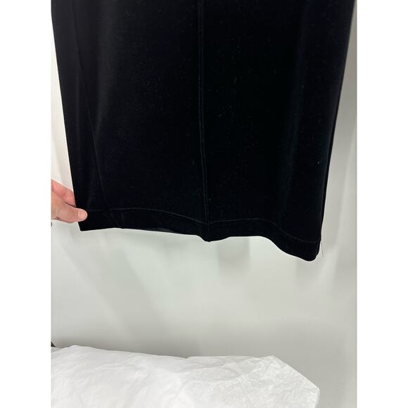 INC International Concepts Black Velvet Wide Leg High Rise Pants Plus 1X New NWT - Picture 6 of 12